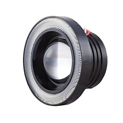 Set 2 Proiectoare 76 mm Angel Eyes cu LED DRL Lumina Alba Set 2 Proiectoare 76 mm Angel Eyes cu LED DRL Lumina Alba