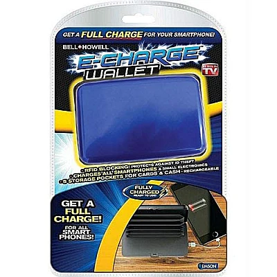 E-Charge Wallet ALBASTRU Portofel Carduri si Incarcator Baterie Externa 2in1 E-Charge Wallet ALBASTRU Portofel Carduri si Incarcator Baterie Externa 2in1