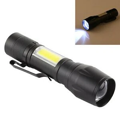 Mini lanterna C812 cu 3 trepte iluminare si USB Mini lanterna C812 cu 3 trepte iluminare si USB
