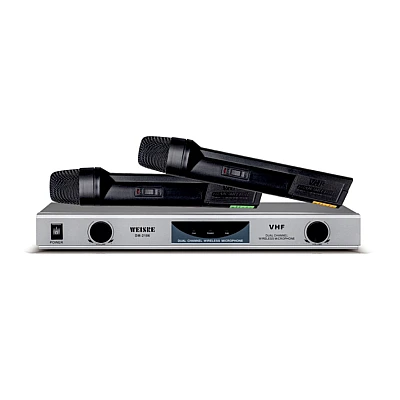 UB Set 2 Microfoane DM-2186 Black Wireless cu receiver