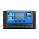 Regulator-controler solar PWM 10A 12V/24V 2 X USB si LCD XL Regulator-controler solar PWM 10A 12V/24V 2 X USB si LCD XL
