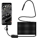 Endoscop Camera Android 10 Metri Waterproof Universala Slim pentru Inspectie Auto Conectare MicroUsb