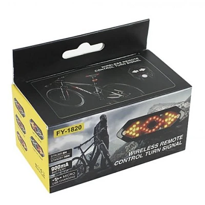 Semnalizare Bicicleta FY-1820 cu Telecomanda Wireless Semnalizare Bicicleta FY-1820 cu Telecomanda Wireless