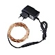 Ghirlanda COLORATA 5m 50LED la priza Luminoasa Decorativa din Cupru Ghirlanda COLORATA 5m 50LED la priza Luminoasa Decorativa din Cupru