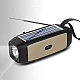 Boxa portabila bluetooth USB functie radio si lanterna cu incarcare solara Boxa portabila bluetooth USB functie radio si lanterna cu incarcare solara