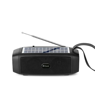 Boxa portabila bluetooth USB functie radio si lanterna cu incarcare solara Boxa portabila bluetooth USB functie radio si lanterna cu incarcare solara