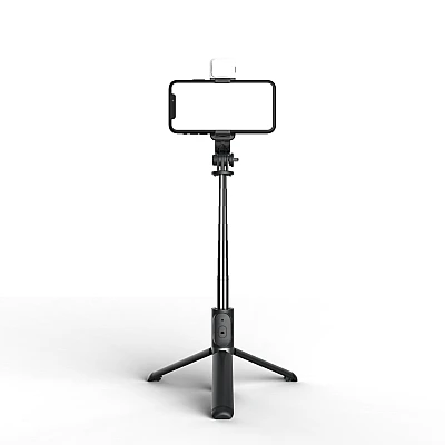 UB Selfie Stick Trepied cu Lumina Led Q02s