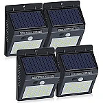 Set 4 Lampi BRIGHT 30 LED Solare cu senzor de miscare si lumina 1 mod ILUMINARE Set 4 Lampi BRIGHT 30 LED Solare cu senzor de miscare si lumina 1 mod ILUMINARE