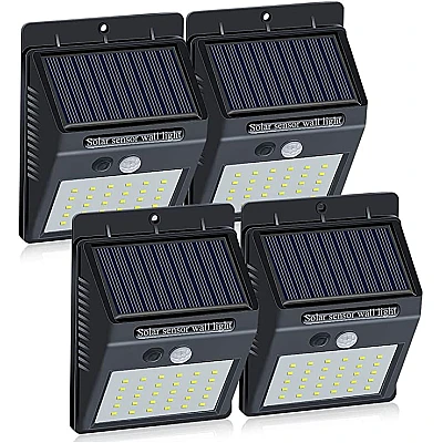 Set 4 Lampi BRIGHT 30 LED Solare cu senzor de miscare si lumina 1 mod ILUMINARE Set 4 Lampi BRIGHT 30 LED Solare cu senzor de miscare si lumina 1 mod ILUMINARE