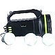 Kit solar CL-18 cu radio și lanternă 10W + 3 becuri Kit solar CL-18 cu radio și lanternă 10W + 3 becuri