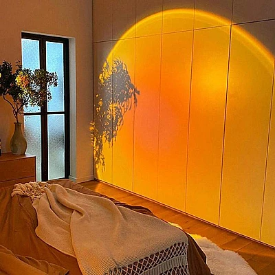 Lampa Atmosfera Orange SUNSET Lamp alimentare USB Lampa Atmosfera Orange SUNSET Lamp alimentare USB