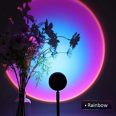 Lampa Atmosfera Violet SUNSET lamp alimentare USB Lampa Atmosfera Violet SUNSET lamp alimentare USB