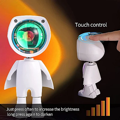 Lampa de ambient ASTRONAUT portabila Sunset LED cu Acumulator Lampa de ambient ASTRONAUT portabila Sunset LED cu Acumulator
