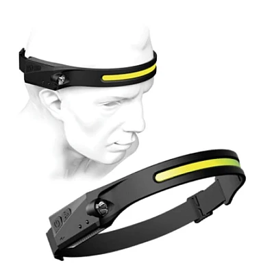 Set 2 Lanterna de cap cu senzor de miscare LED COB model YT-200 Set 2 Lanterna de cap cu senzor de miscare LED COB model YT-200