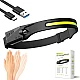 Set 2 Lanterna de cap cu senzor de miscare LED COB model YT-200 Set 2 Lanterna de cap cu senzor de miscare LED COB model YT-200