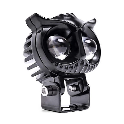 Proiector LED auto cu 2 FAZE putere 30W 6000K model bufnita Proiector LED auto cu 2 FAZE putere 30W 6000K model bufnita