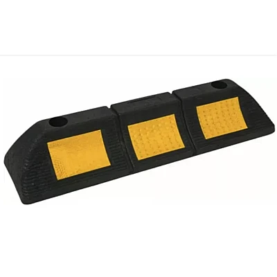 Opritor roti auto reflectorizant pentru parcare sau blocare roti Opritor roti auto reflectorizant pentru parcare sau blocare roti
