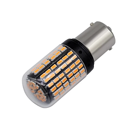 Set 2 Becuri LED GALBEN P21W (Pozitii) cod 1156 cu anulator Set 2 Becuri LED GALBEN P21W (Pozitii) cod 1156 cu anulator