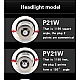 Set 2 Becuri LED GALBEN P21W (Pozitii) cod 1156 cu anulator Set 2 Becuri LED GALBEN P21W (Pozitii) cod 1156 cu anulator