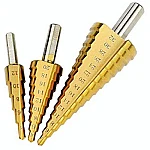 Set 3 FREZE Burghie in trepte pentru metal 4-32 mm 