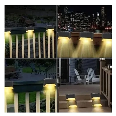 UB Set 4 Lampi solare pentru exterior gard/scari lumina calda UB Set 4 Lampi solare pentru exterior gard/scari lumina calda