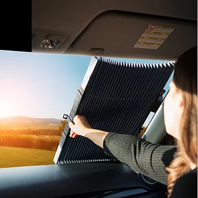 Parasolar auto retractabil impotriva razelor UV fixare prin ventuze 70 cm Parasolar auto retractabil impotriva razelor UV fixare prin ventuze 70 cm