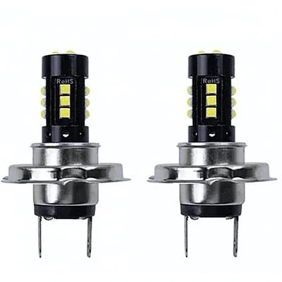 Set 2 becuri auto H7 15 LED/BEC putere 80W/ 8000lm Lumina alba temperatura 8000k Set 2 becuri auto H7 15 LED/BEC putere 80W/ 8000lm Lumina alba temperatura 8000k