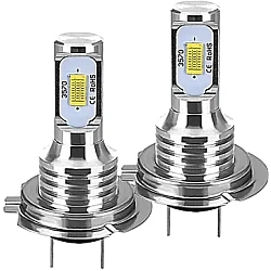 Set 2 becuri LED AUTO H7 3570 XL de ceata putere 80W 4000 lumeni temperatura 6000-6500K