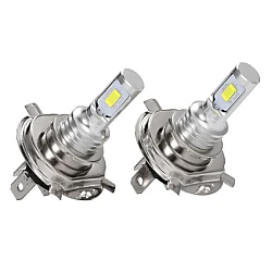 Set 2 Becuri auto H4 cu doua faze 12 LED SMD putere 80W temperatura 6000K