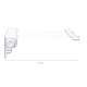 Uscator rufe cu 4 sfori retractabile Uscator rufe cu 4 sfori retractabile