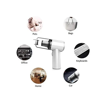 Aspirator auto Fara fir 2in1 120 W Cu Lumina LED Negru Aspirator auto Fara fir 2in1 120 W Cu Lumina LED Negru