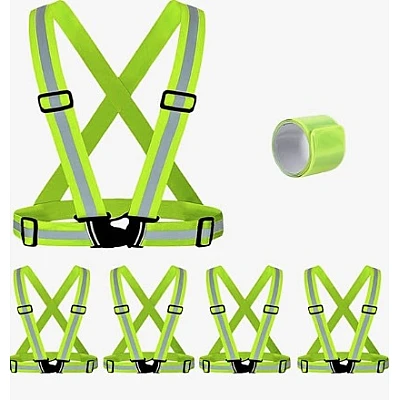 Ham REFLECTORIZANT Reglabil Elastic Universal Verde Ham REFLECTORIZANT Reglabil Elastic Universal Verde