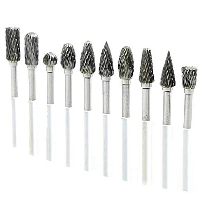 Set 10 Freze de Carbura MICI 3-6 MM  pentru Metal