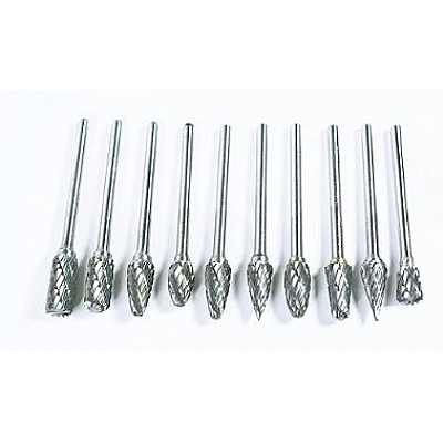 Set 10 Freze de Carbura MICI 3-6 MM  pentru Metal