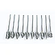 Set 10 Freze de Carbura MICI 3-6 MM  pentru Metal