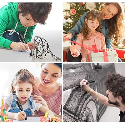 Creion 3D Pen V2 cu 3 rezerve Creion 3D Pen V2 cu 3 rezerve