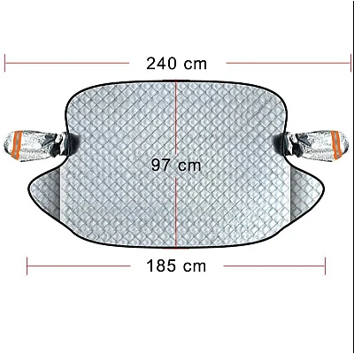 Husa Parbriz Premium cu prindere pe oglinzi si semnalizari reflectorizante 185x97cm Husa Parbriz Premium cu prindere pe oglinzi si semnalizari reflectorizante 185x97cm