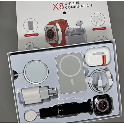 Set Ceas Smartwatch X8 Unique Combination sport Bluetooth Magnetic Battery Pack Set Ceas Smartwatch X8 Unique Combination sport Bluetooth Magnetic Battery Pack