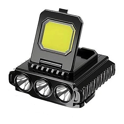 Lanterna de cap LY 801 Cob + 3 Led reglabila Lanterna de cap LY 801 Cob + 3 Led reglabila