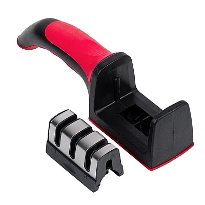 Ascutitor 3in1 de bucatarie cu maner (foarfece, cutite ceramica) Ascutitor 3in1 de bucatarie cu maner (foarfece, cutite ceramica)