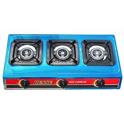 Aragaz inox cu 3 ochiuri BESSE Gaz GPL (Butelie) Aprindere Electronica inox Aragaz inox cu 3 ochiuri BESSE Gaz GPL (Butelie) Aprindere Electronica inox