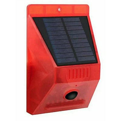 Lampa solara cu alarma pentru protectie si senzor de miscare telecomanda Q L911C Lampa solara cu alarma pentru protectie si senzor de miscare telecomanda Q L911C