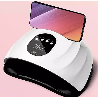 Lampa Profesionala 2 in 1 cu suport telefon 57 LED UV Display Digital Inductie Inteligenta AO 78034 Lampa Profesionala 2 in 1 cu suport telefon 57 LED UV Display Digital Inductie Inteligenta AO 78034