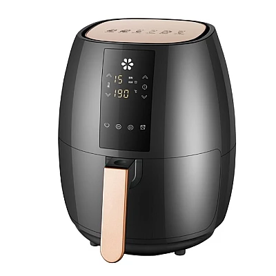 Friteuza cu aer cald QZ8 capacitate 5L putere 1400W afisaj LCD tactil Friteuza cu aer cald QZ8 capacitate 5L putere 1400W afisaj LCD tactil