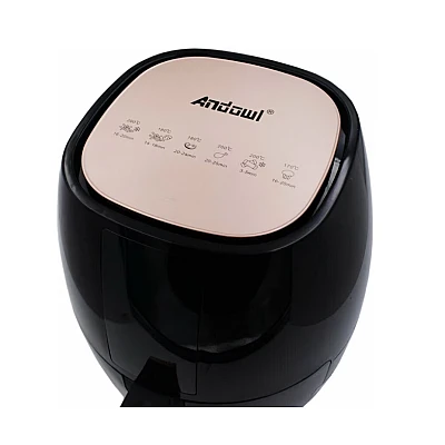 Friteuza cu aer cald QZ8 capacitate 5L putere 1400W afisaj LCD tactil Friteuza cu aer cald QZ8 capacitate 5L putere 1400W afisaj LCD tactil