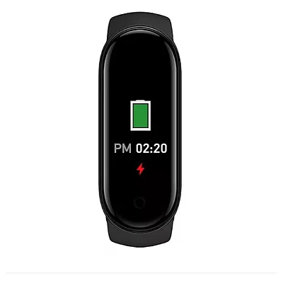 Bratara fitness M7 neagra cu monitorizare puls si vibratii Bratara fitness M7 neagra cu monitorizare puls si vibratii