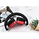 Casti wireless stereo Q EJ079 efect metalic pliabile culoare rosu / negru Casti wireless stereo Q EJ079 efect metalic pliabile culoare rosu / negru