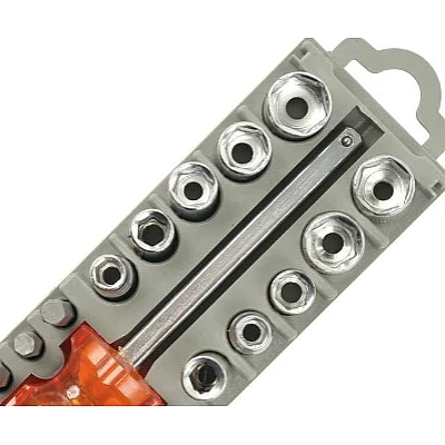 Set 28 piese Surubelnita MultiHead GQ 220 cu Biti si Tubulare Portocaliu Set 28 piese Surubelnita MultiHead GQ 220 cu Biti si Tubulare Portocaliu