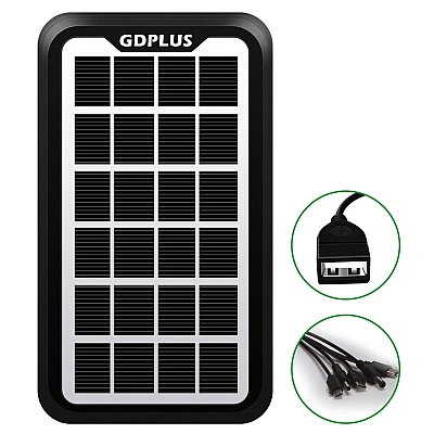 Panou solar GD-10x portabil 3W GDPLUS Panou solar GD-10x portabil 3W GDPLUS