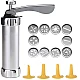 Presa de fursecuri si biscuiti cu 10 de forme incluse Presa de fursecuri si biscuiti cu 10 de forme incluse